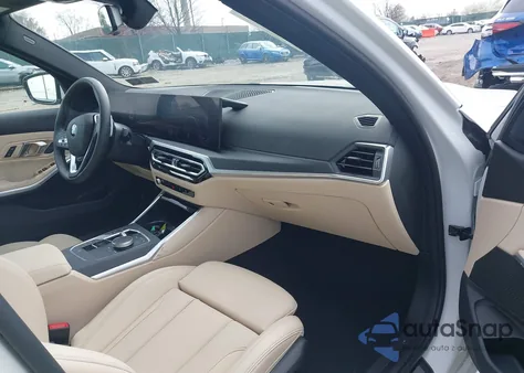 2024 BMW 3 Series 330I xDrive z USA, uszkodzony, nr VIN 3MW89FF02R8E25433